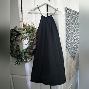 Chic Trendy Halter Black Dress By ChopShop Small Bubble Hem
